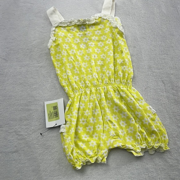 NWT Kickee Pants 2T Lime Blossom Stellini‎ Sweetie Pie Romper Shorts - Picture 6 of 7
